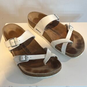 Birkenstock Women's Mayari white sandals size 41